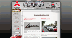 Desktop Screenshot of mitsubishiklub.hu