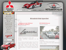 Tablet Screenshot of mitsubishiklub.hu